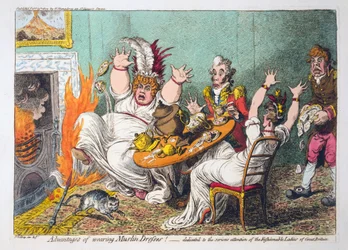 Advantages of Wearing Muslin Dresses! Dedicated to the Serious Attention of the Fashionable Ladies of Great Britain, pub. 1802